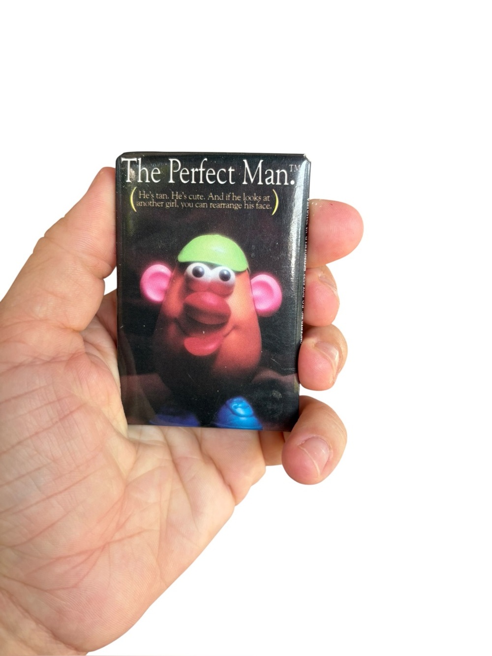 Vtg Mr Potato Head Magnet Fridge The Perfect Man Collectible Funny White Elephan